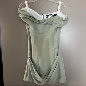 Jacquemus Green ‘La Robe Foglio’ Dress Size 36 (US Size 4)